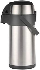 Air Pot for Tea Coffee 5L No Spill Pump Action Insulated Airpot Flask Drink Dispenser Stainless Steel