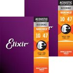 Elixir Nanoweb Extra Light Acoustic