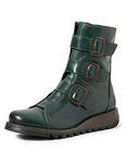 Fly London Womens Scop110fly Biker Boots, Petrol, 8 UK