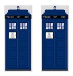 Beistle 2 Piece Police Call Box Door Covers, 30" x 6' Party Decorations, Multicolored