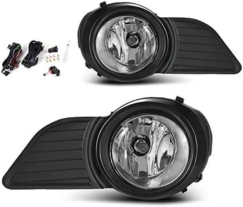AUTOSAVER88 Fog Lights Compatible with 2011 2012 2013 2014 2015 2016 2017 2011-2017 Sienna (Not Fit SE Models) Fog Lamps with H11 12V 55W Bulbs & Wiring Harness Clear Lens