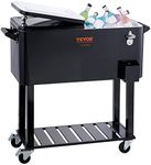 VEVOR Rolling Ice Chest Cooler Cart