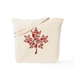 CafePress Canadian Maple Leaf Tree Tote Bag Natural Canvas Tote Bag, Reusable Shopping Bag