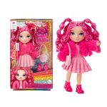 Rainbow High Littles – Magenta Monroe, Pink 5.5" Posable Small Doll with Purse, Magical Pet Kitty, Girls Toy Gift, Kids Ages 4-12 Years