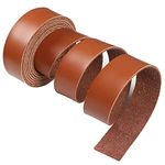 CDY Brown Leather Strap 90 Inches Long 1 Inch Wide, Leather Belt Strips Very Suitable for DIY Craft Projects, Pet Collars, Traction Ropes,Belts, Clothing, Jewelry, Leather Watch Straps (Brown)