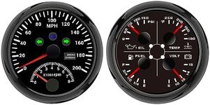 ELING 85mm GPS Speedometer Speed Ga
