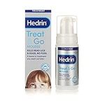 Hedrin Treat & Go Leave-In Mousse, Fast, No Fuss Lice & Nit Treatment, Kills Head Lice & Eggs, Clinically Tested, Suitable for Adults & Children, 1 x 100ml (4 x 25ml Treatments)