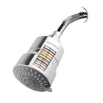 WaterLabs HL-50 Shower Filter for Bathroom | Multi Spray Shower Head Filter for Hard Water | Control Hair Fall | 5 Modes High Pressure Water Softener | Reduce Chlorine and Minerals