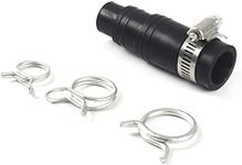 TonGass DWC-00 Dishwasher Connector Kit - Easiest and Fastest Dishwasher Drain and Disposal Connector - 1 Inlet Connector, 1 Hose Clamp, and 3 Spring Clamps