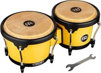 Meinl Percussion Bongo Drum Set with Durable Synthetic All-Weather Shells, Journey Series â۠NOT Made in China â۠Natural Buffalo Skin Heads, 2-Year Warranty (HB50IY)