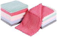 Slick- Baby Washcloths, 10"x10", 12 Pack, Colorful Wash Clothes for Baby, Washcloths Baby, Kids Washcloths, Soft Washcloths, Newborn Washcloth, Soft Baby Washcloths, Baby Face Cloths, Infant Washcloth