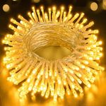 ZeMu Fairy Lights Battery Operated, 15m 150 LEDs String Lights, Waterproof Warm White Battery Powered Outdoor Lights for Indoor Outside Bedroom Garden Wedding Decorations