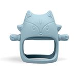 Glahorse Baby Teething Toys for Babies 3 Months+, BPA Free Anti-Drop Silicone Gloves Teething Toys for Baby Chew Toys for Sucking Needs (Gray blue)