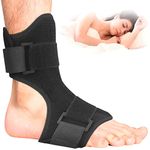 Plantar Fasciitis Night Splint, Foot Drop Orthotic Brace Support Adjustable Breathable Plantar Fasciitis Relief Splints For Plantar Fasciitis, Foot Drop Ankle Pain,Heel Pain(Left or Right Universal)