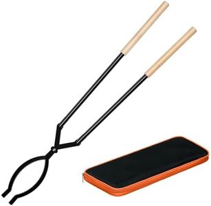 42 Inch Detachable Firewood Tongs with Carry Bag, Heavy Duty Log Grabber