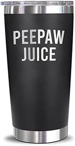 LissiArt97 Peepaw Juice Tumblers Laser Engraved - 20Oz Travel Tumbler For Father's Day Birthday Christmas - Travel Tumbler Gifts For Peepaw - New Peepaw - Peepaw To Be - Peepaw Gift