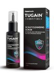 Tugain Essentials Scalp Cleansing Scrub from Cipla | 2% Glycolic Acid, 0.5% Salicylic Acid, Tea Tree Extract & Rosemary Extract I Controls sebum production | Exfoliates Scalp| Promotes healthy scalp and unclogs pores | Sulphate & Paraben free| for all hair types | 60 ml