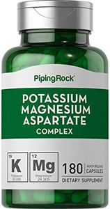 Piping Rock Potassium Magnesium Aspartate Complex | 180 Capsules | Non-GMO, Gluten Free Supplement | by