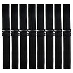 Modixun 15pcs Adjustable Elastic Band for Wigs, Glueless Wig Straps for Keeping Wigs in Place, Adjustable Wig Band Sewing for Making Wig and Wig Caps, 1.4in×12in