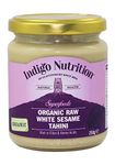 Indigo Herbs Organic Raw White Sesame Tahini 250g