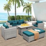 WAROOM Patio Furniture Set 6 Piece 