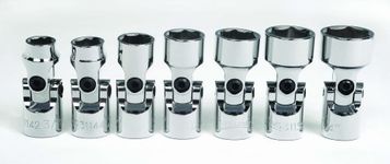 Williams 31938 7-Piece 3/8-Inch Drive 6 Point Universal Socket Set