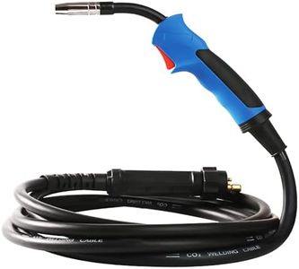 SUSEMSE MIG Welding Torch Gun Inert Gas CO2 MB-15AK for MIG MAG Welder Binzel Type Flexible Head 16Ft 5M