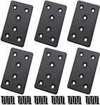 6 PCS Mending Plates 3" x 1.5" Heav