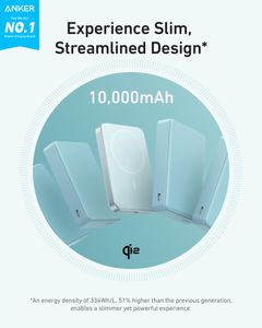 Anker MagGo 10000mAh MagSafe Power Bank – Portable Wireless Charger