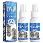 Wound Spray for Pets | Itch Relief for Sensitive Skin | Wound and Skin Care for Dogs & Cats or Other Pets | Helps with Rashes, Hot Spots, Scratching, Itch, Skin Irritation, Bites & Burns