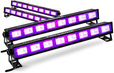 LED BAR Black-Light UV Tube Ultraviolet Strip Lighting Mobile DJ Disco Party x4
