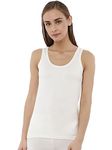 Macrowoman W-Series Women's Regular Fit Vest (MW3565_Off White M)