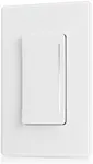 ELEGRP Dimmer Switch, Touch Dimmer Light Switch for LED Lights 150W, INC/HAL 450W,Single Pole & 3 Way LED Dimmer Switch, Needs Neutral Wire, Wall Plate Included, UL Listed, 1 Pack, Matte White