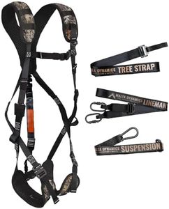 Malta Dynamics Hunter's Elite Ultralight Safety Harness Kit Set, TrueTimber Patterns, Multi-Sizes (Kanati Camo, XXLarge)