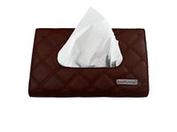 AutoFurnish 7D Car Sun Visor Tissue Box Holder (Coffee)