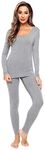 Womens Plus Size Long Underwear