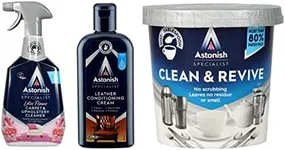 Astonish Specialist Furniture and Revival Bundle - Includes Carpet, Chair & Upholstery Deep Cleaning Fabric Spray, Leather Conditioning Cream & Clean & Revive Foaming Powder
