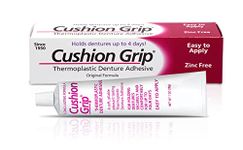 Cushion Grip - A Soft Pliable Thermoplastic Denture Adhesive for Refitting and Tightening 1 Oz (28 Grams) …