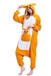 Magicalani Adult Onesie Pajamas - Unisex Halloween Animal Costume Sleepwear for Men & Women - Comfy & Fun Cosplay Outfit, Kangaroo, Small