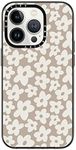 Casetify Essential iPhone 14 Pro Case [2X Military Grade Drop Tested / 4ft Drop Protection] - Natural Flower - Clear Black