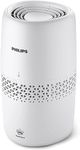 Philips Air Humidifier 2000 Series, NanoCloud Technology, 2L Water Tank, Rooms up to 31m2, Up to 99% Less Bacteria, Low Noice with 22.5 dB, White (HU2510/10)