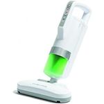 Iris Ohyama, Anti-dust mite / allergen vacuum cleaner, 400W, Cyclone Stream Technology, 6,000 vibrations / minute, For mattresses, sofas, and other fabrics - Quilt Cleaner IC-FAC2 - White [UK model]