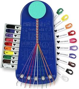 Choose Friendship, My Friendship Bracelet Maker®, an American Original | 20 Pre-Cut Threads - Makes Up to 8 Bracelets | Craft Kit, Kids Jewelry-Making Kit, Gifts for Girls 8-12