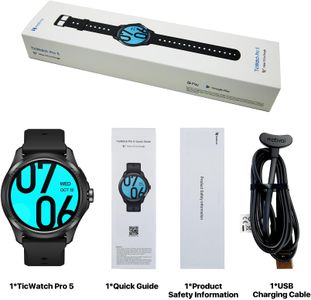 Ticwatch Pro 5 Men’s Android Smartwatch – Snapdragon W5+, 80hr Battery, GPS, 5ATM, NFC