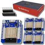 AZDelivery D1 Mini NodeMCU ESP32 ESP-WROOM-32 WLAN WiFi Bluetooth IoT Development Board 5V compatible with Arduino including E-Book! (Pack of 5)