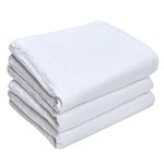 MK Handicraft (PurpleCrown), Pack of 3pieces Multicolor Pure Breathable Cotton and high Absorbent bedsheet for Newborn Babies, Swaddler Cum Comforter for Infants. (Children: XL, 120cmx100cm, White)