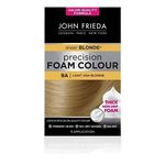 John Frieda Sheer Blonde Precision Foam Colour 9A Light Ash Blonde Hair Dye for Blonde Hair, Non-Drip Permanent Hair Colour, 100% Grey Coverage