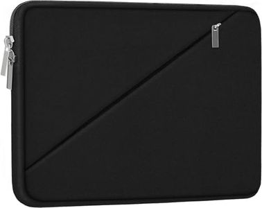 Laptop Case, 13.3 inch Laptop Sleeve Compatible with 13.3 inch Notebook, Traveling Computer Bag Compatible with MacBook Pro 14 Inch, MacBook Air, Dell, HP, Lenovo, Laptop Cover with Pocket, Black