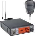 AT-500M Ⅱ CB Radio Kit with Antenna, NRC Digital Noise Cancelling, 40 Memory Channels, 12/24V Auto-Power, AM/FM Professional Mobile Radio, VOX Function, NB/ANL, for Trucking, Off-Road, Emergency