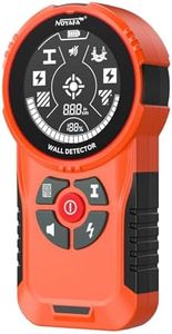 NOYAFA Stud Finder Wall Scanner-6 in 1 Multifunctional Wall Detector with Smart Chip & HD LCD Display, Electronic Stud Sensor for Wood Studs, Metal, Live AC Wires, Joists and Pipes Detection
